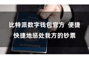 比特派数字钱包官方  便捷快捷地惩处我方的钞票
