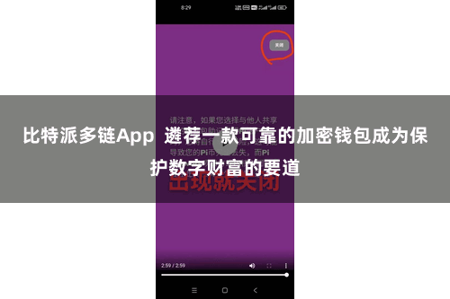 比特派多链App  遴荐一款可靠的加密钱包成为保护数字财富的要道
