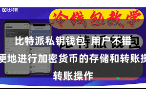 比特派私钥钱包  用户不错方便地进行加密货币的存储和转账操作